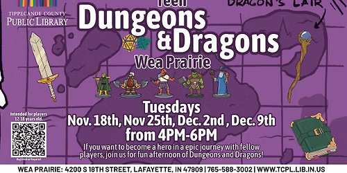 Teen Dungeons & Dragons at Wea Prairie