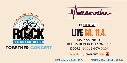 ROCK for Mental Health \ud83e\ude75 \u2013 Together Concert | MARK Salzburg