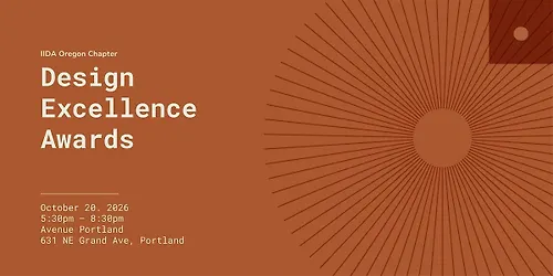 IIDA Oregon Chapter - Design Excellence Awards 2026 - Tickets