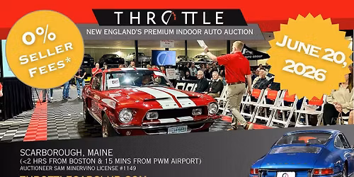 4th Annual Throttle Public Car Auction 