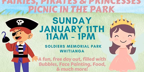 Fairies, Pirates and Princesses Picnic in the Park