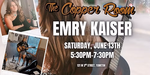 Emry Kaiser Live Music at The Copper Room Lounge
