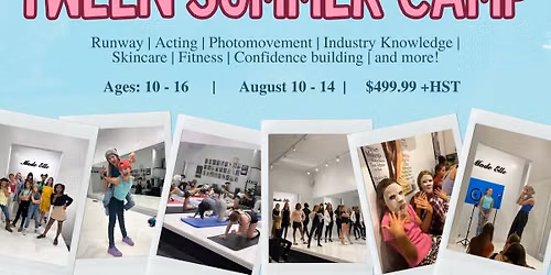 Tween & Teen Fashion and Performing Arts Camp