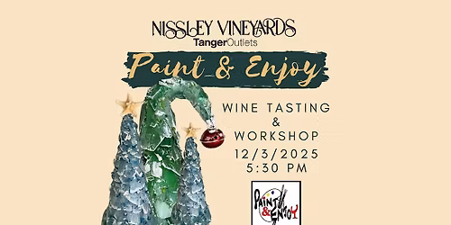 Paint & Enjoy Workshop: Sea Glass Christmas Tree