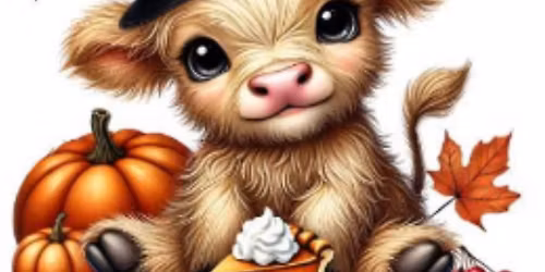 Punkin highland cow paint night