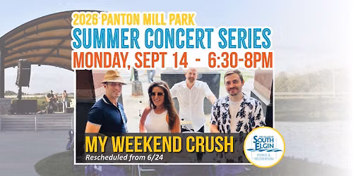 Summer Concert Series: My Weekend Crush