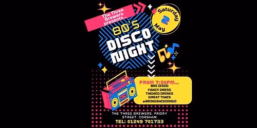 80\u2019s DISCO NIGHT