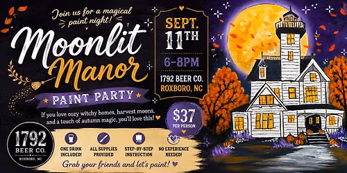 Moonlit Manor Paint Party