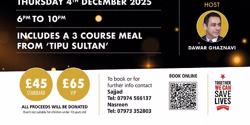 Imran Khan Cancer Appeal Fundraising Dinner \u2013 Leicester