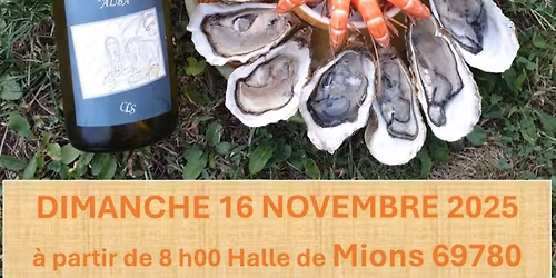 MOTO CLUB DE MIONS Matin\u00e9e Hu\u00eetres Crevettes Vin blanc