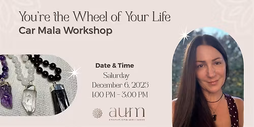 You are the wheel of your life - Car mala