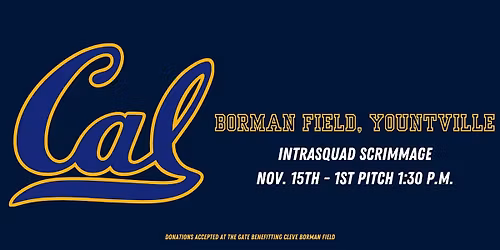 Cal Baseball Intrasquad Scrimmage