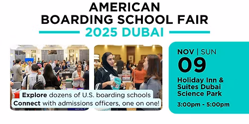 American Boarding School Fair 2025 \u2014 Dubai