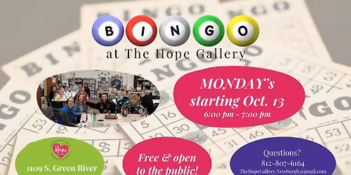Free Bingo, open to community!
