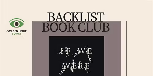 Backlist Book Club: OCTOBER