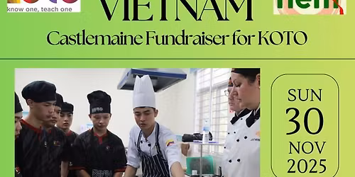 Fundraiser for Vietnamese Social Enterprise KOTO in Castlemaine
