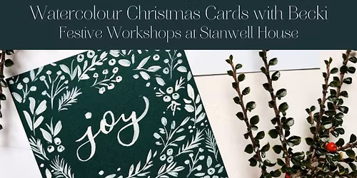Watercolour Christmas Cards with Becki