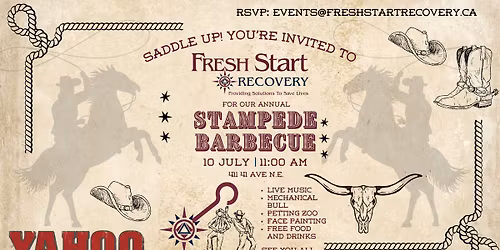 Fresh Start Recovery\u2019s Annual Stampede Barbecue
