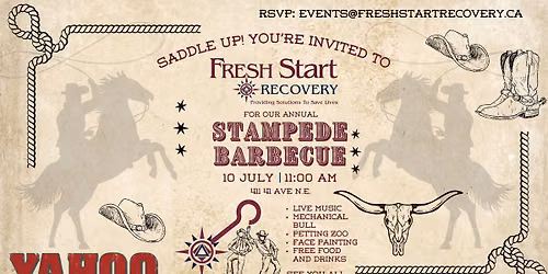 Fresh Start Recovery\u2019s Annual Stampede Barbecue