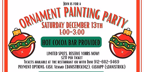 Ornament Painting Party