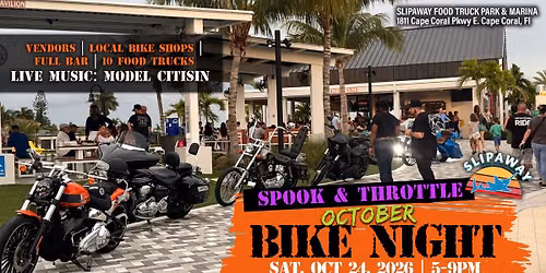 Spook & Throttle: October BIKE NIGHT @ Slipaway!