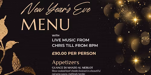 New Years Eve \ud83c\udf8aJulius Caesars Restaurant, Gravesend, Kent \ud83c\udf7e