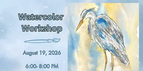 Watercolor Workshop- Heron