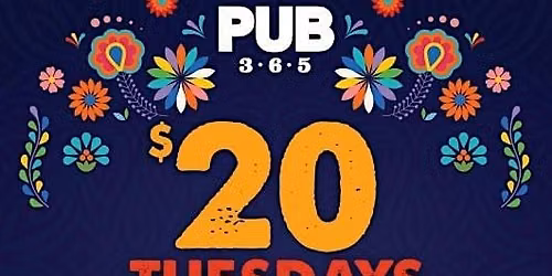 Tequila, Tacos and Taquitos Tuesday at Pub 365