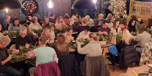 Christmas Wreath Making at The Wheelbarrow
