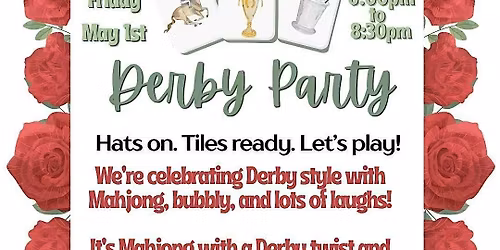Mahjong Derby Party at May River Manor