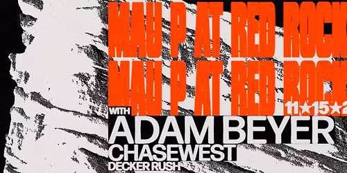 Parking Mau P with Adam Beyer, ChaseWest and Decker Rush