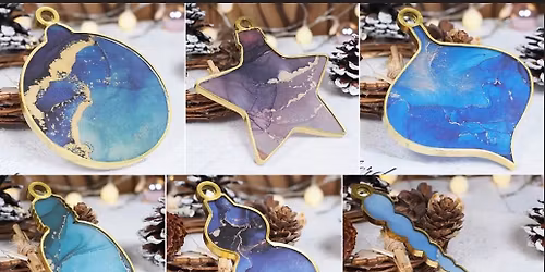 Holiday Crafting - Resin Workshop (Ornaments, Trays, Charcuterie Boards, Coasters)