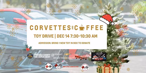 \ud83c\udf84 Corvettes & Coffee: Holiday Toy Drive Edition