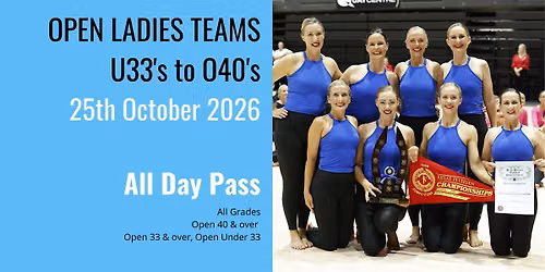 BJP Open Ladies Teams - U33's to O40's
