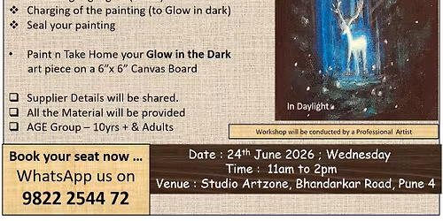 Glow in the Dark Painting Workshop