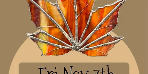Stained Glass  Fall Leaf
