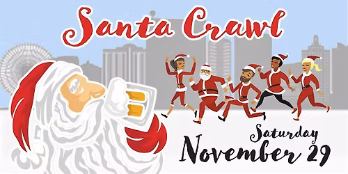 Annual Santa Crawl hosted by Vagabond Charities, Inc.