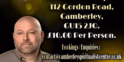 Saturday Special Evening of Clairvoyance with Bill Hughes