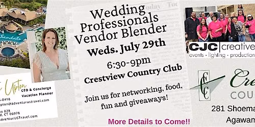 Wedding Professionals' Summer Vendor Blender