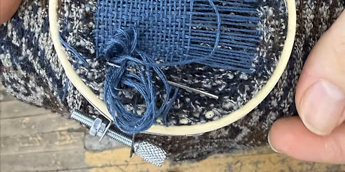 Darn it! Mending Club at the Textile Arts Center