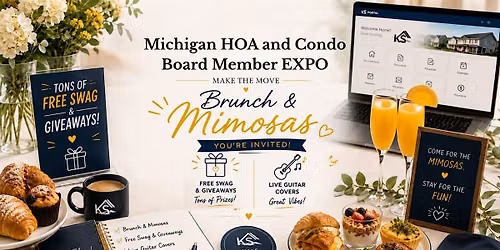 Michigan HOA & Condo Board Member Expo 2026 | Brunch, Experts & Giveaways