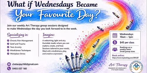 Weekly Art Therapy Group Classes