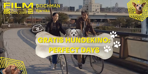GRATIS HUNDEKINO: PERFECT DAYS \/ Film fra S\u00f8r 2025
