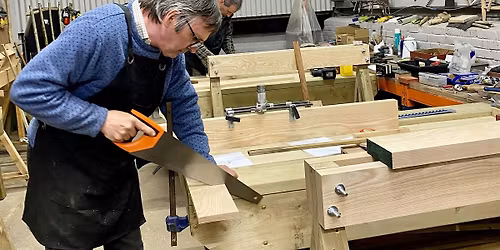 Make your own Pole Lathe to take home with you.