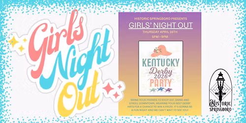 Girls Night Out in Historic Springboro