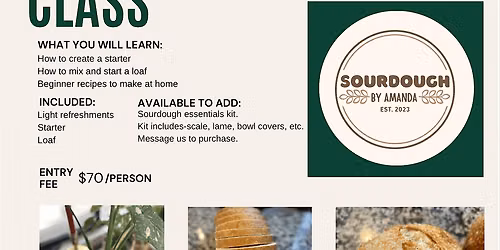 Beginner sourdough class