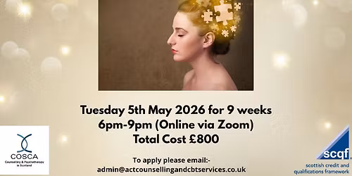 An Introduction to Schema Focused Therapy SCQF Level 9