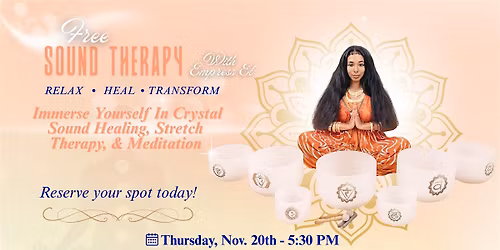 Sound Therapy Relax- Heal-Transform