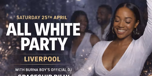 All white edition with BURNA BOY's DJ Spaceship Billy