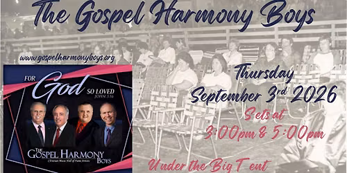 The Gospel Harmony Boys at the Highland County Fair, VA